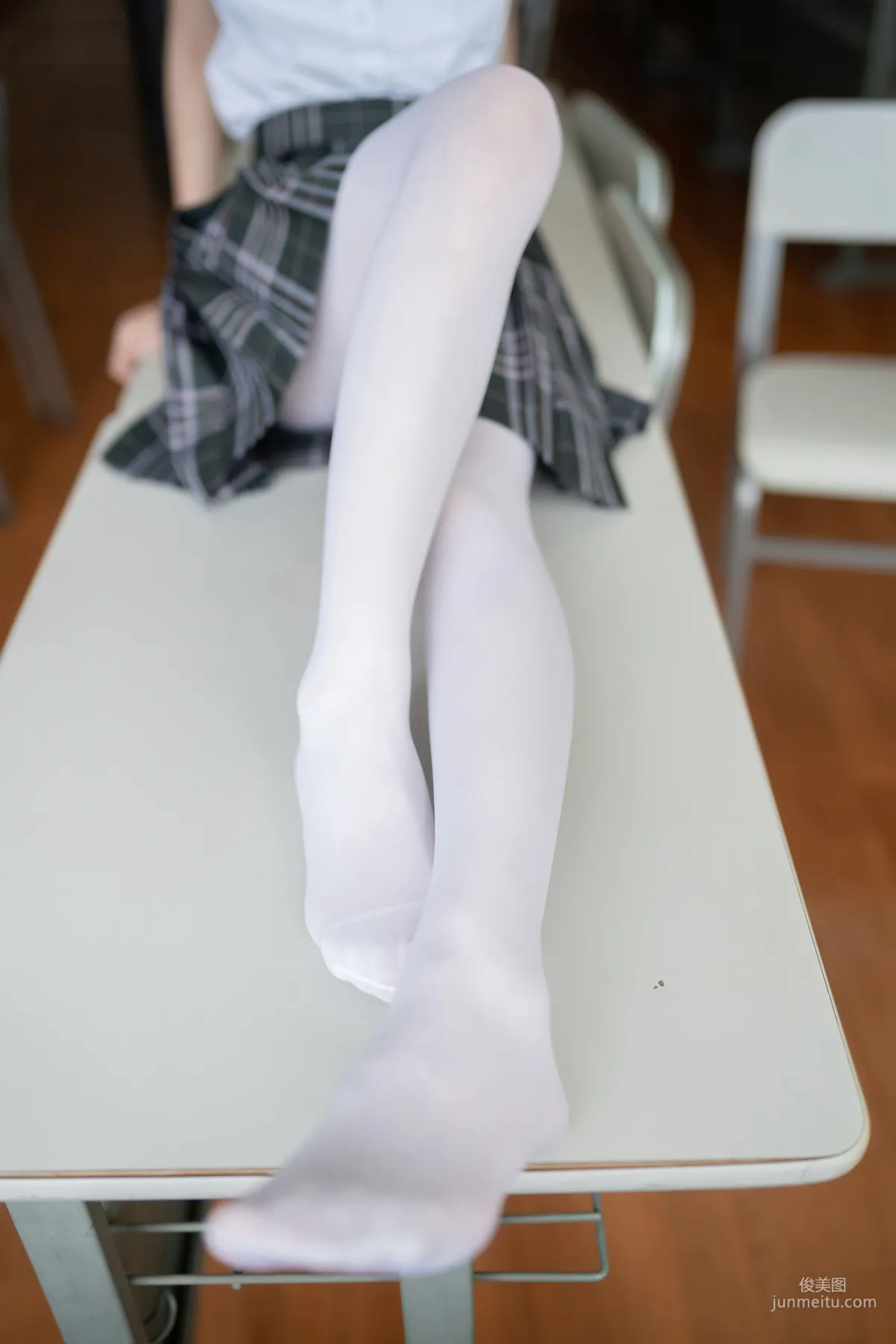 [风之领域] NO.069 教室白丝长腿 写真集9