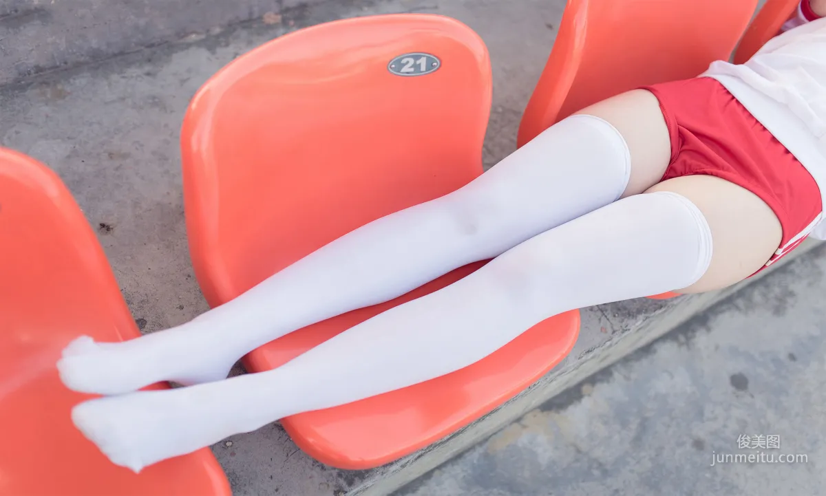 [风之领域] NO.112 运动场上的白丝体操服少女 写真集27