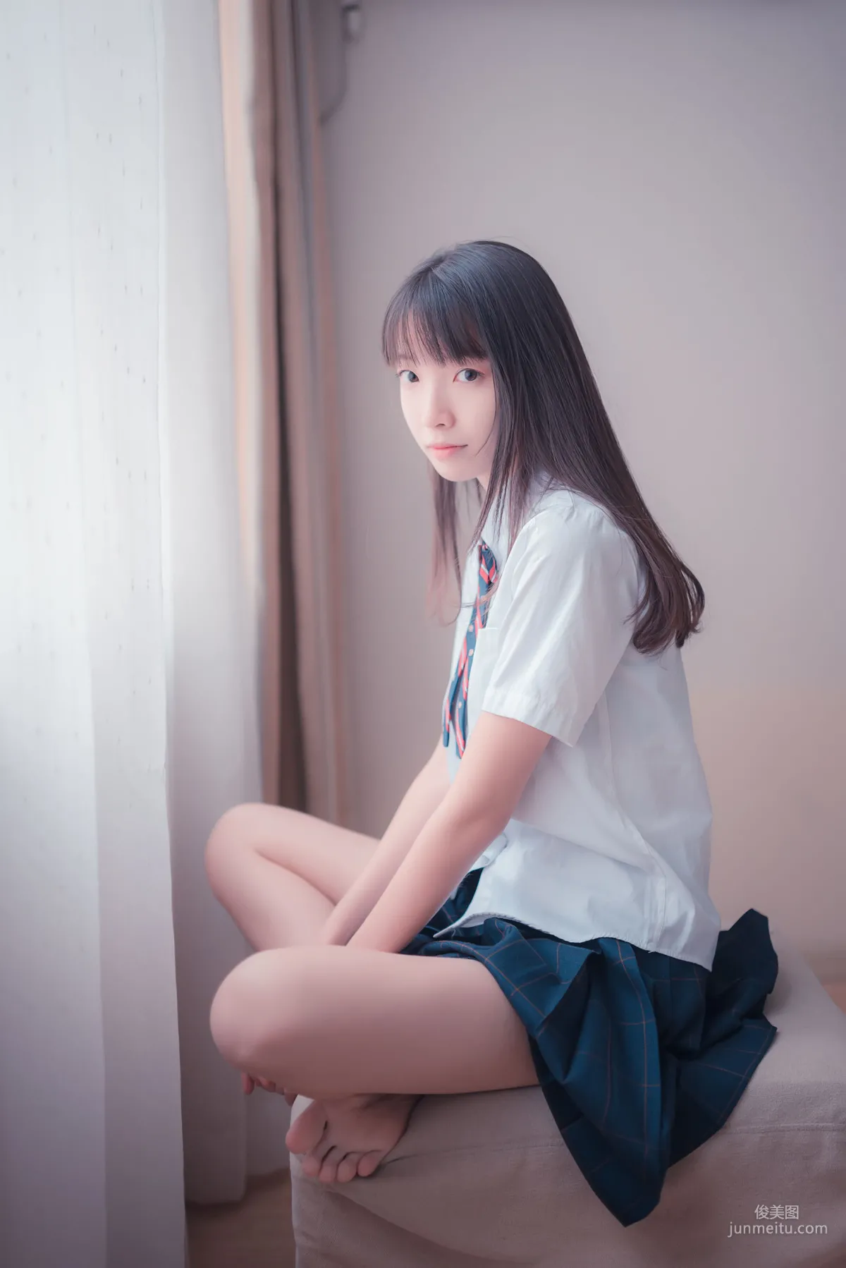 [風之領域] NO.004 鄰家白絲清新女孩 寫真集 47