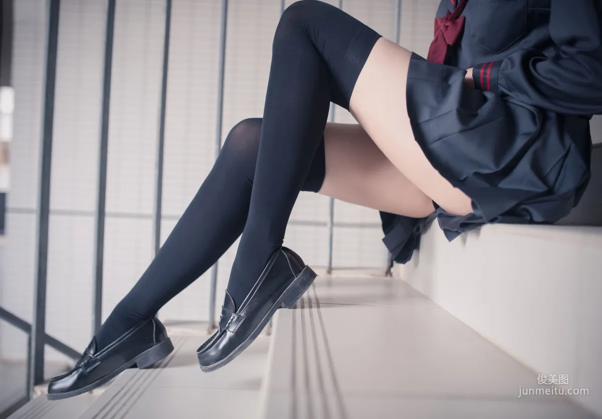 [风之领域] NO.120 超短情趣制服黑丝长腿2 写真集36