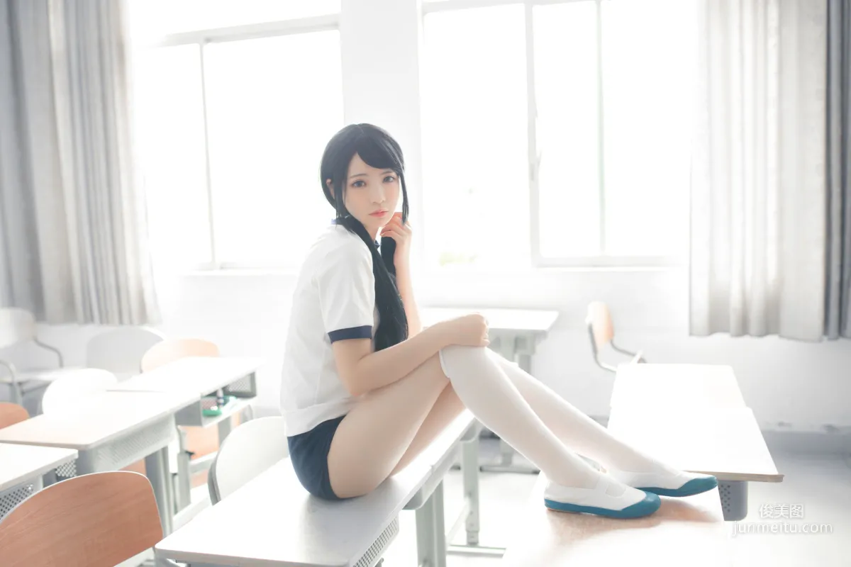 瘋貓ss《體操服白絲》 [蘿莉COS] 寫真集 17