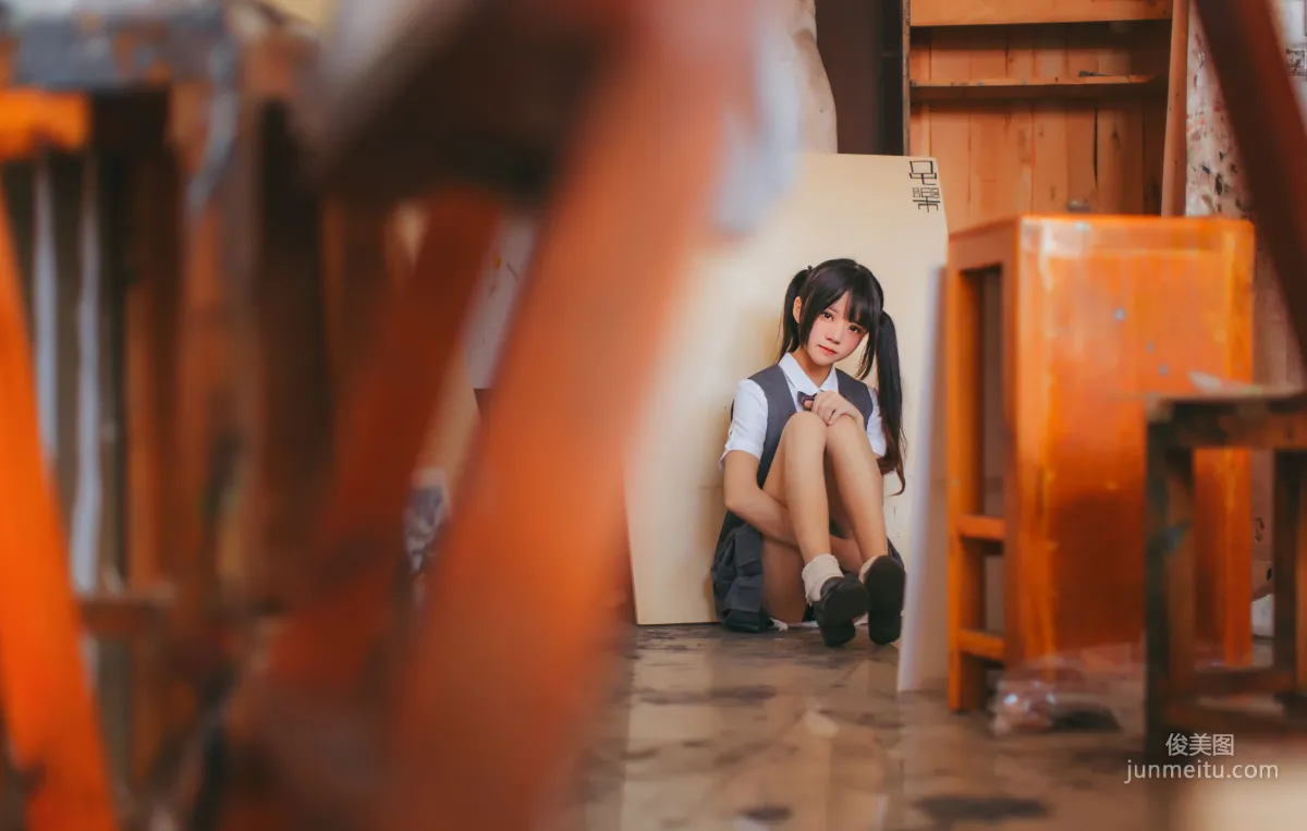 桜桃喵《畫室少女》 [蘿莉COS] 寫真集 12