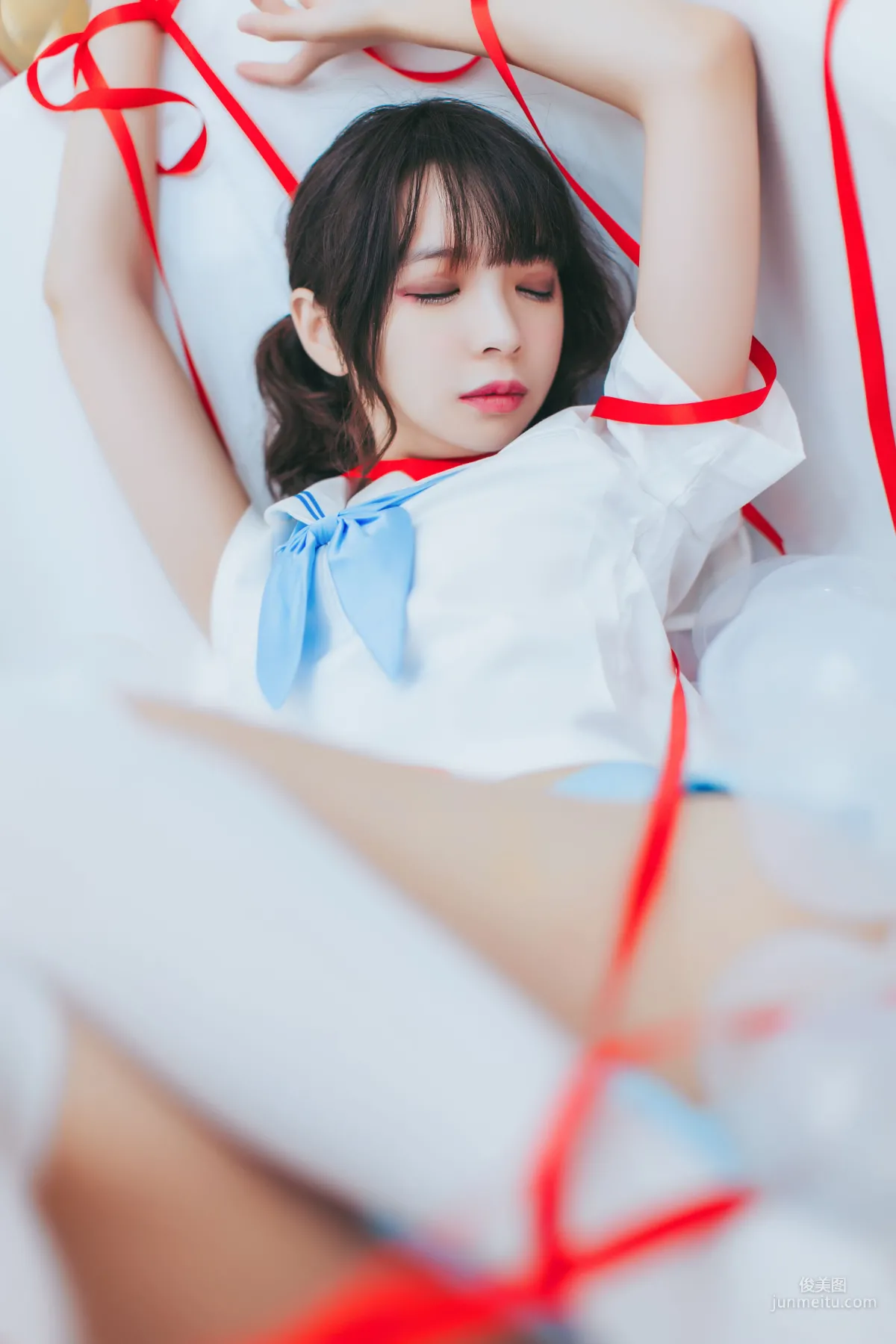 瘋貓ss《睡衣與浴室的水手服》 [蘿莉COS] 寫真集 33