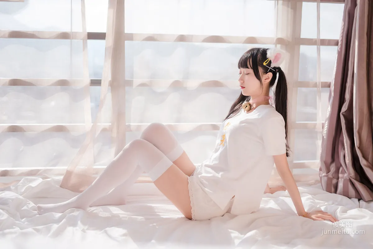 [风之领域] NO.129 猫系白丝少女 写真集30