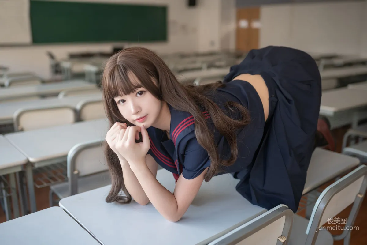 [風之領域] NO.127 愛心黑絲學妹 寫真集 9