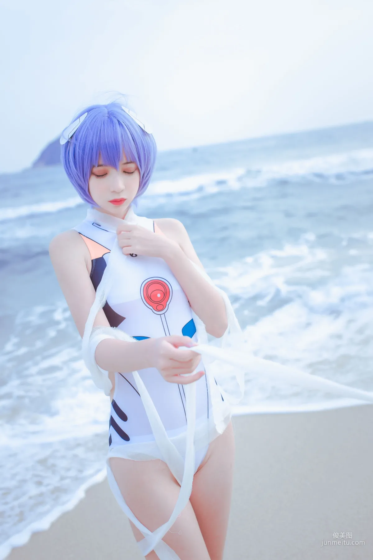 疯猫ss《泳装凌波女神》 [萝莉COS] 写真集9