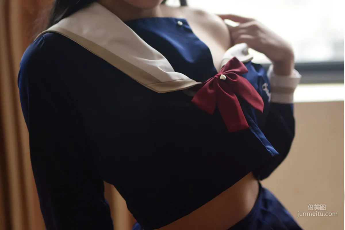[风之领域] NO.118 JK黑丝美丽胴体 写真集30