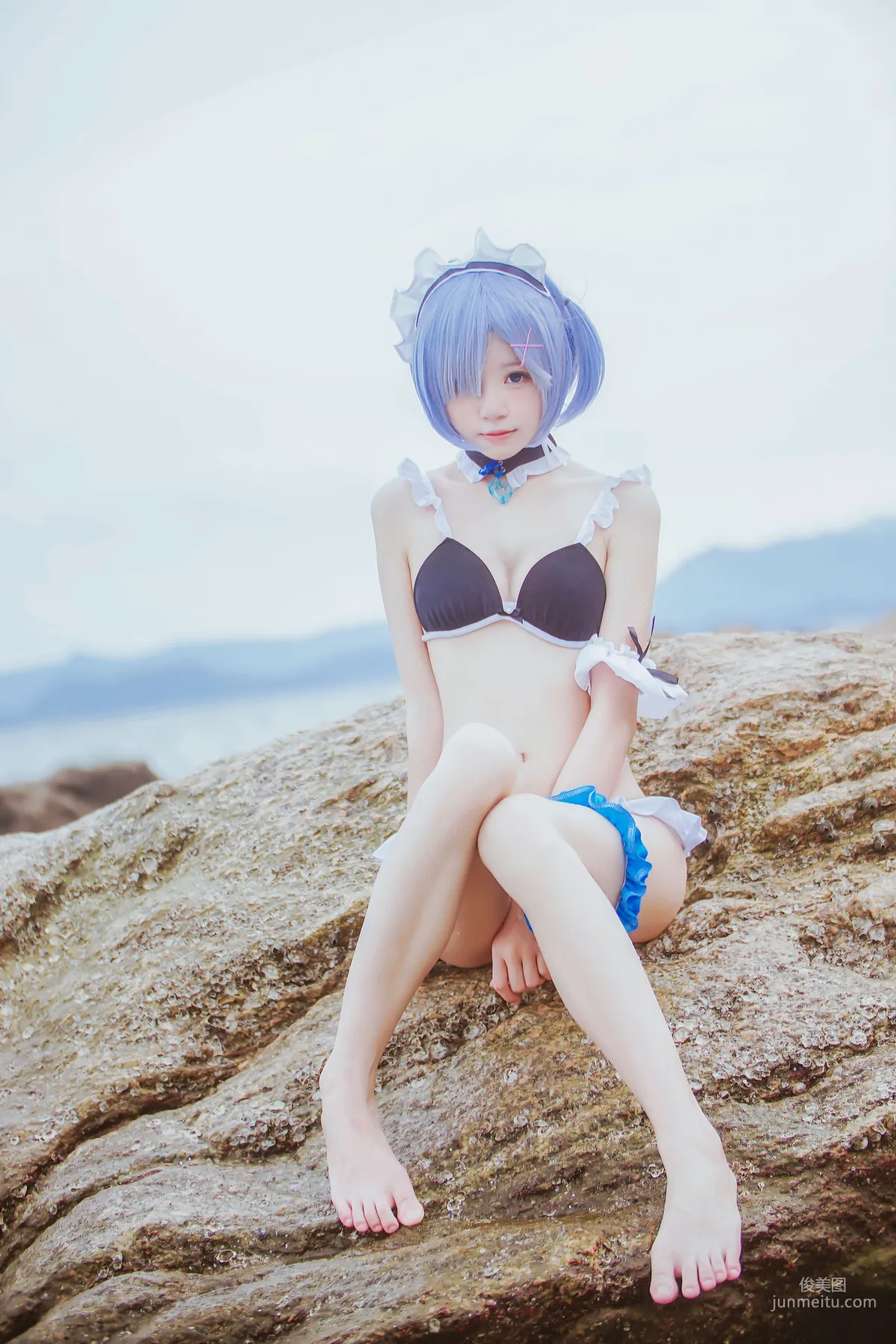 桜桃喵《蕾姆COS》 [萝莉COS] 写真集32