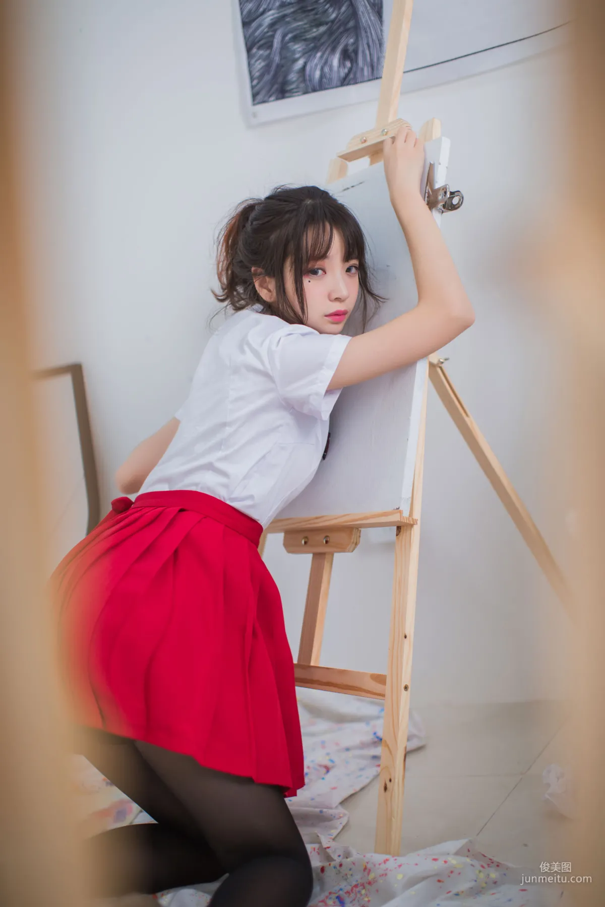 疯猫ss《黑丝 ・ JK ・ 少女》 [萝莉COS] 写真集2