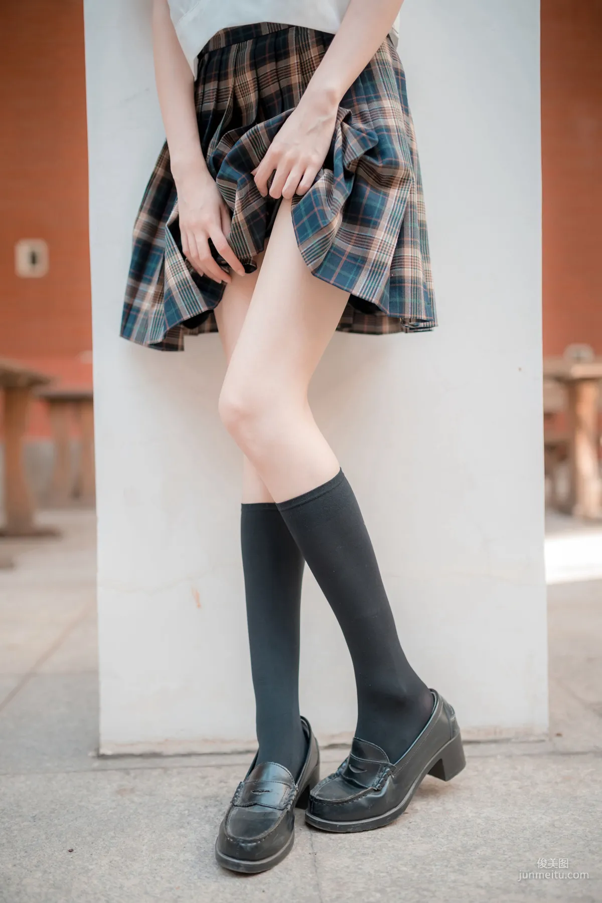 [风之领域] NO.074 JK黑丝长筒袜 写真集5