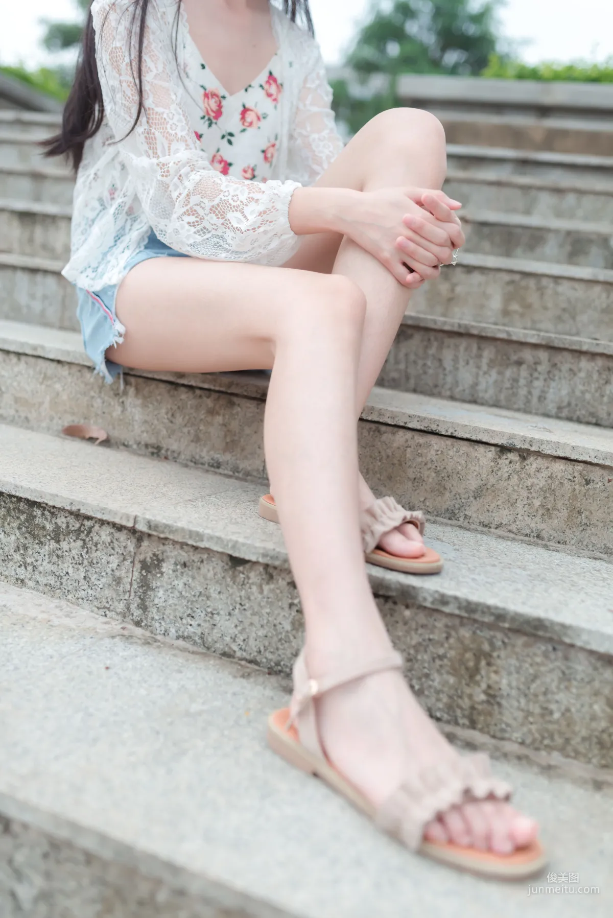 [风之领域] NO.042 无丝美腿清新少女风 写真集25