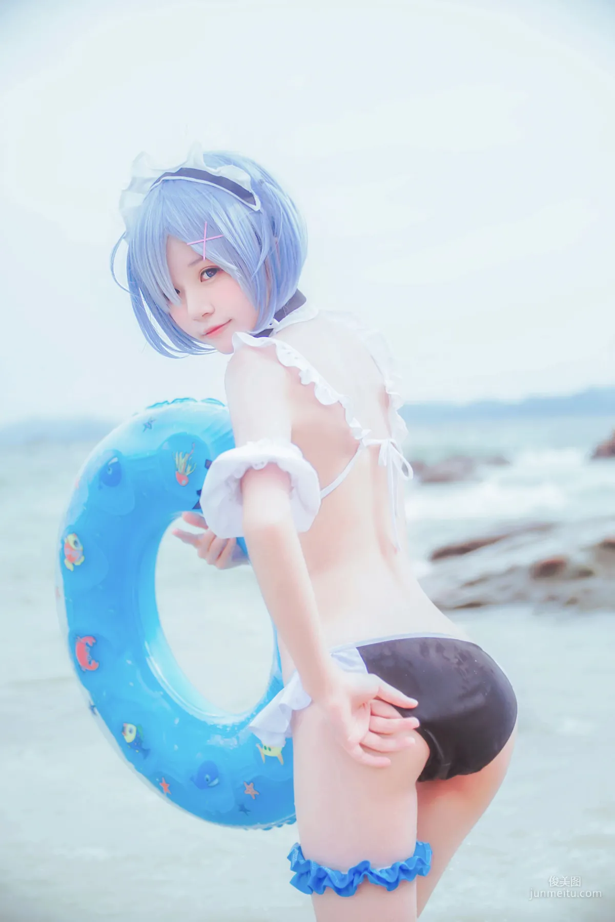 桜桃喵《蕾姆COS》 [萝莉COS] 写真集21
