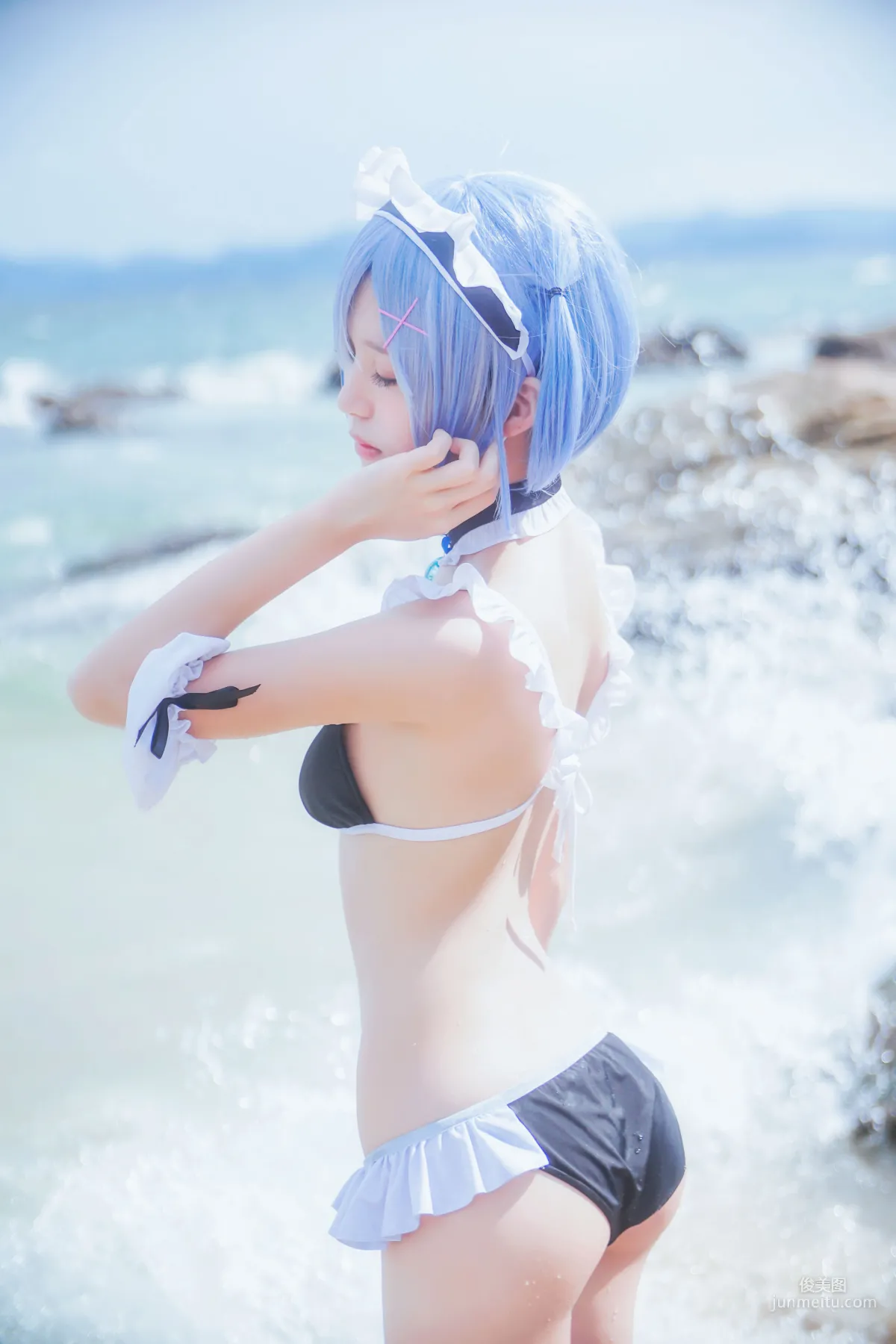 桜桃喵《蕾姆COS》 [萝莉COS] 写真集15