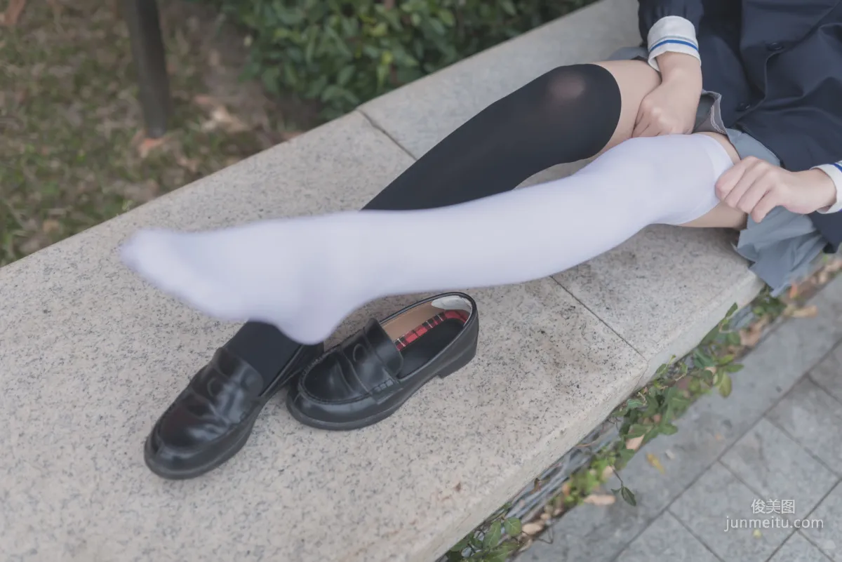 [Fengzhi Lingyu] NO.021 Schoolgirl Outdoor Black Stockings 1, Photo Set photo 23