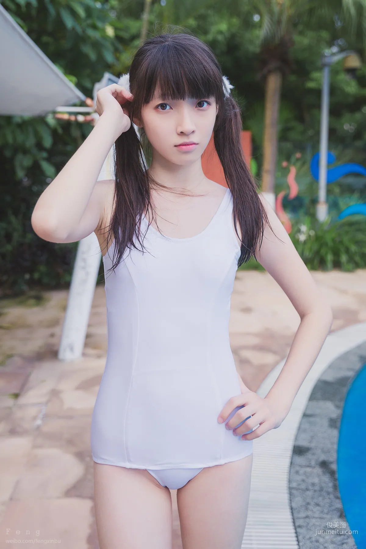 [风之领域] NO.053 双马尾少女 写真集12