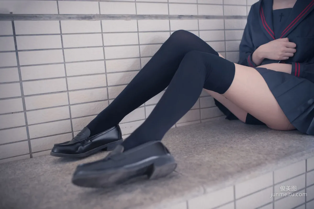 [风之领域] NO.120 超短情趣制服黑丝长腿2 写真集24