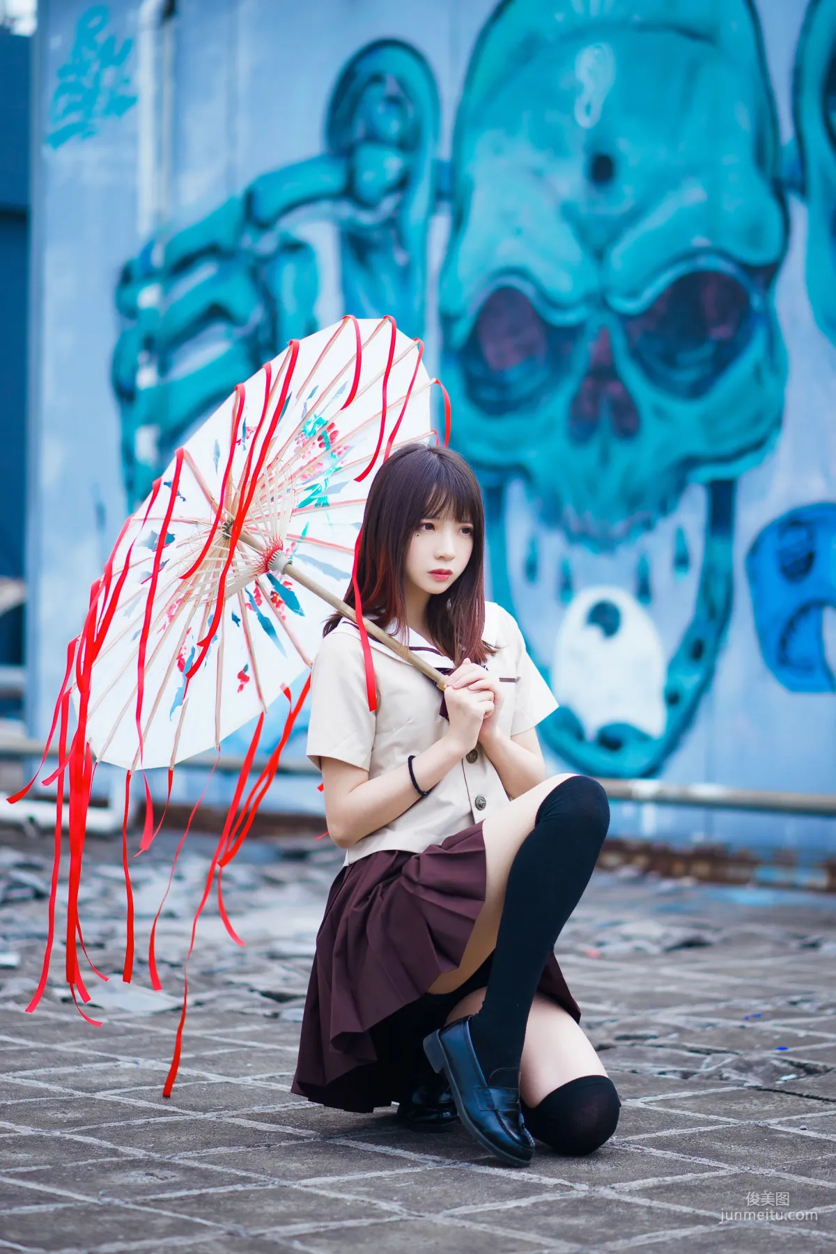瘋貓ss《絲襪狂想曲(傘)》 [蘿莉COS] 寫真集 14