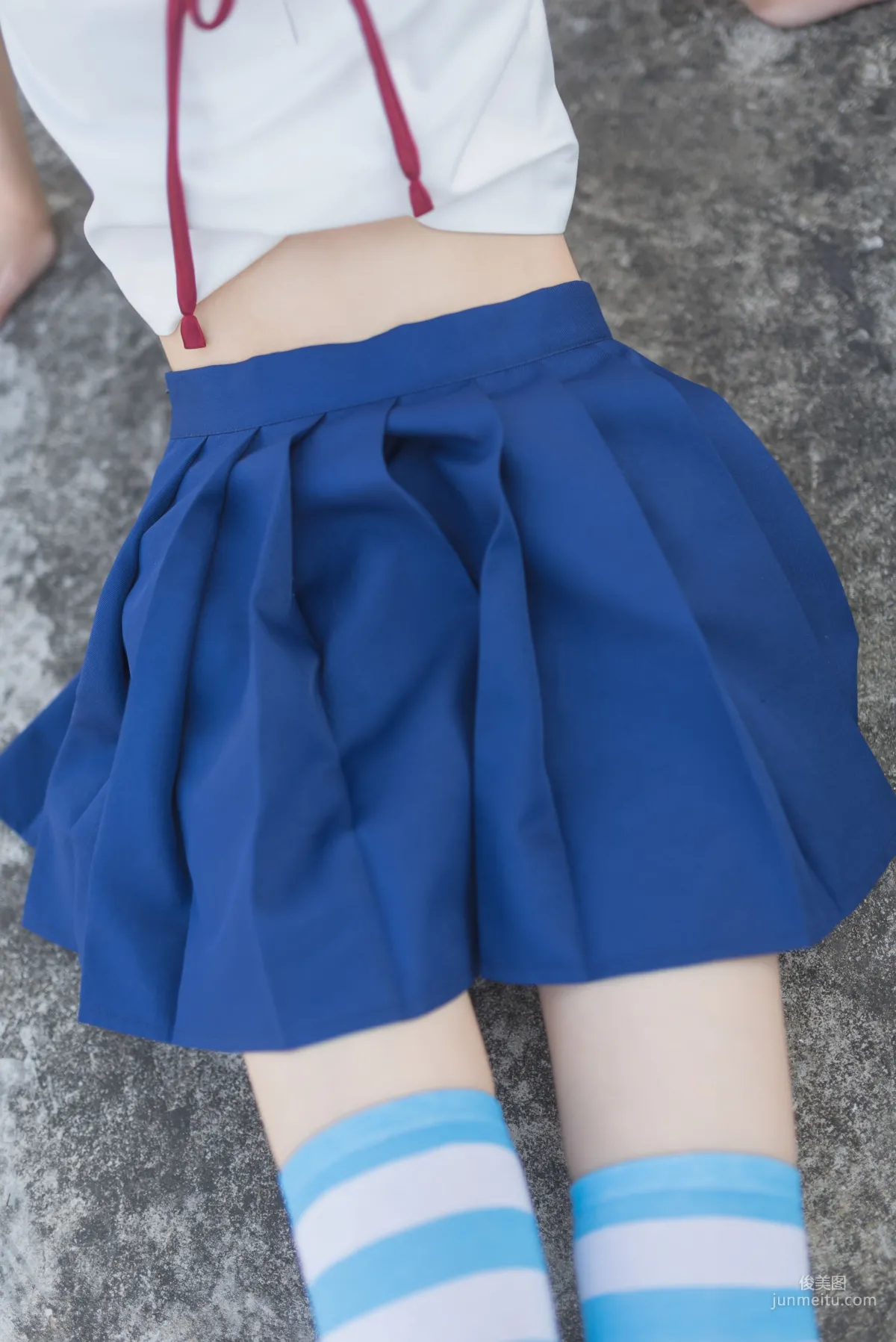 [風之領域] NO.034 藍白條紋 寫真集 19