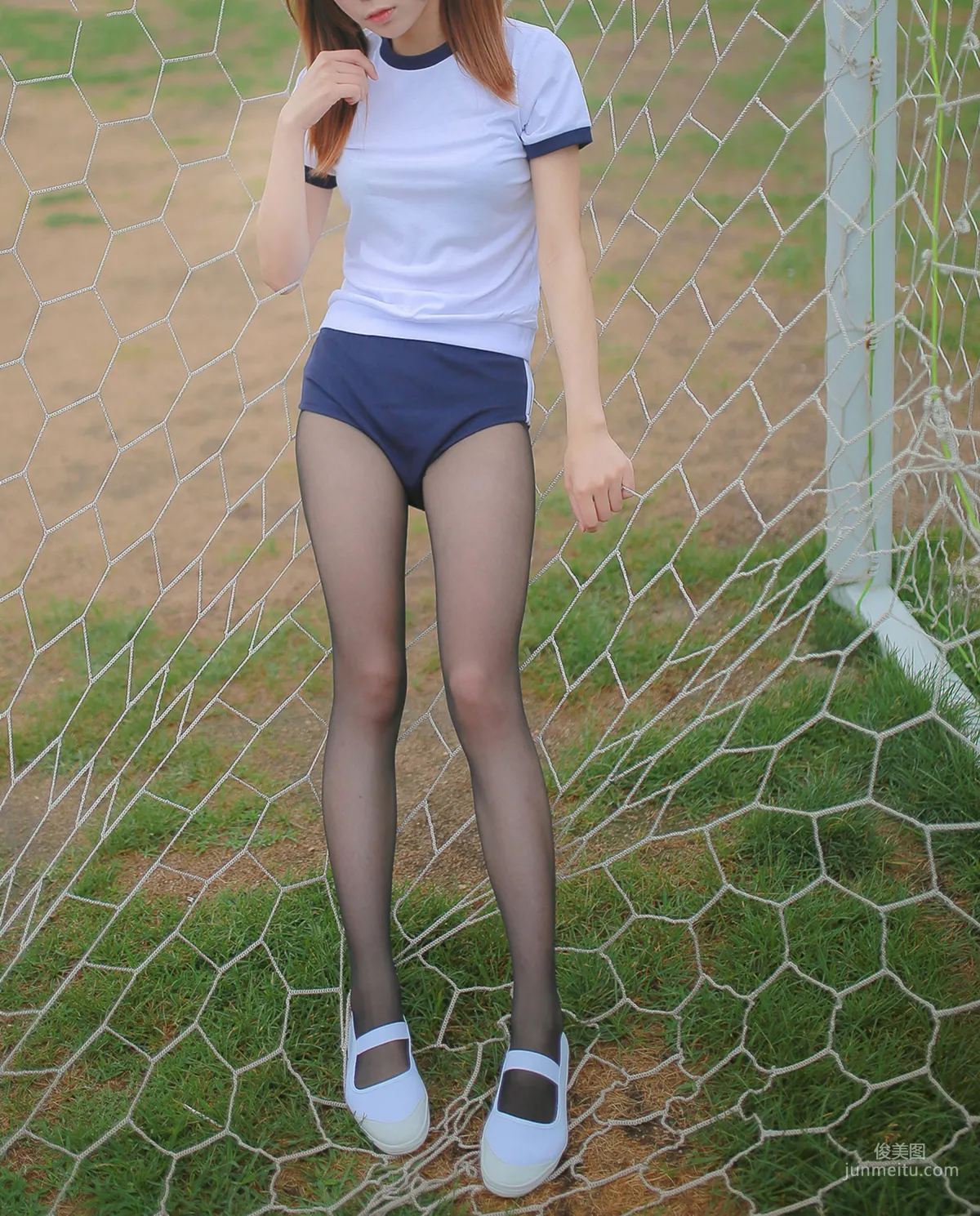 [风之领域] NO.091 运动场黑丝少女 写真集12