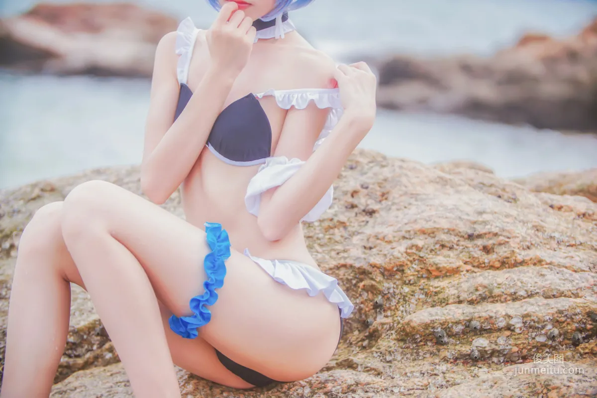 桜桃喵《蕾姆COS》 [萝莉COS] 写真集35