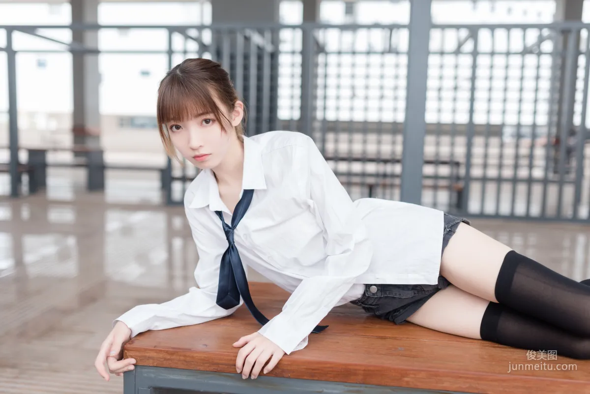 [風之領域] NO.039 白襯衫黑絲美腿 寫真集 2