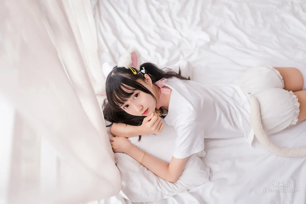 [风之领域] NO.129 猫系白丝少女 写真集14
