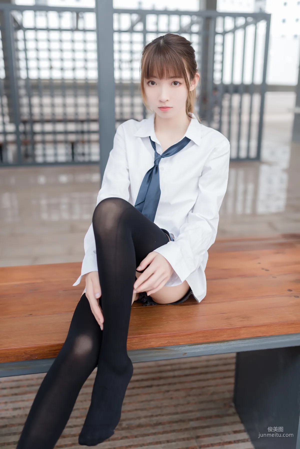 [風之領域] NO.039 白襯衫黑絲美腿 寫真集 7