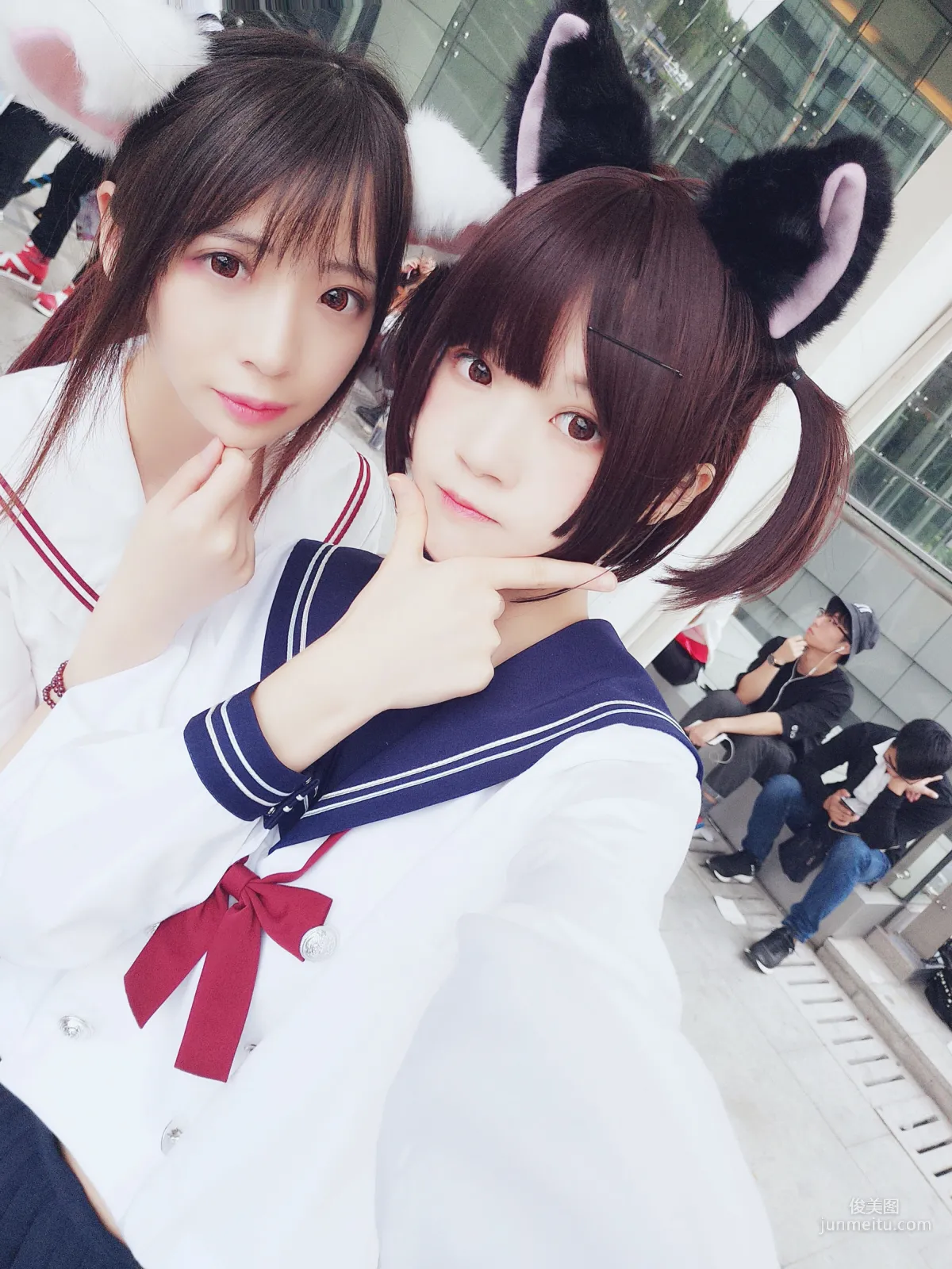 桜桃喵&疯猫ss 《JK百合2》 [萝莉COS] 写真集27