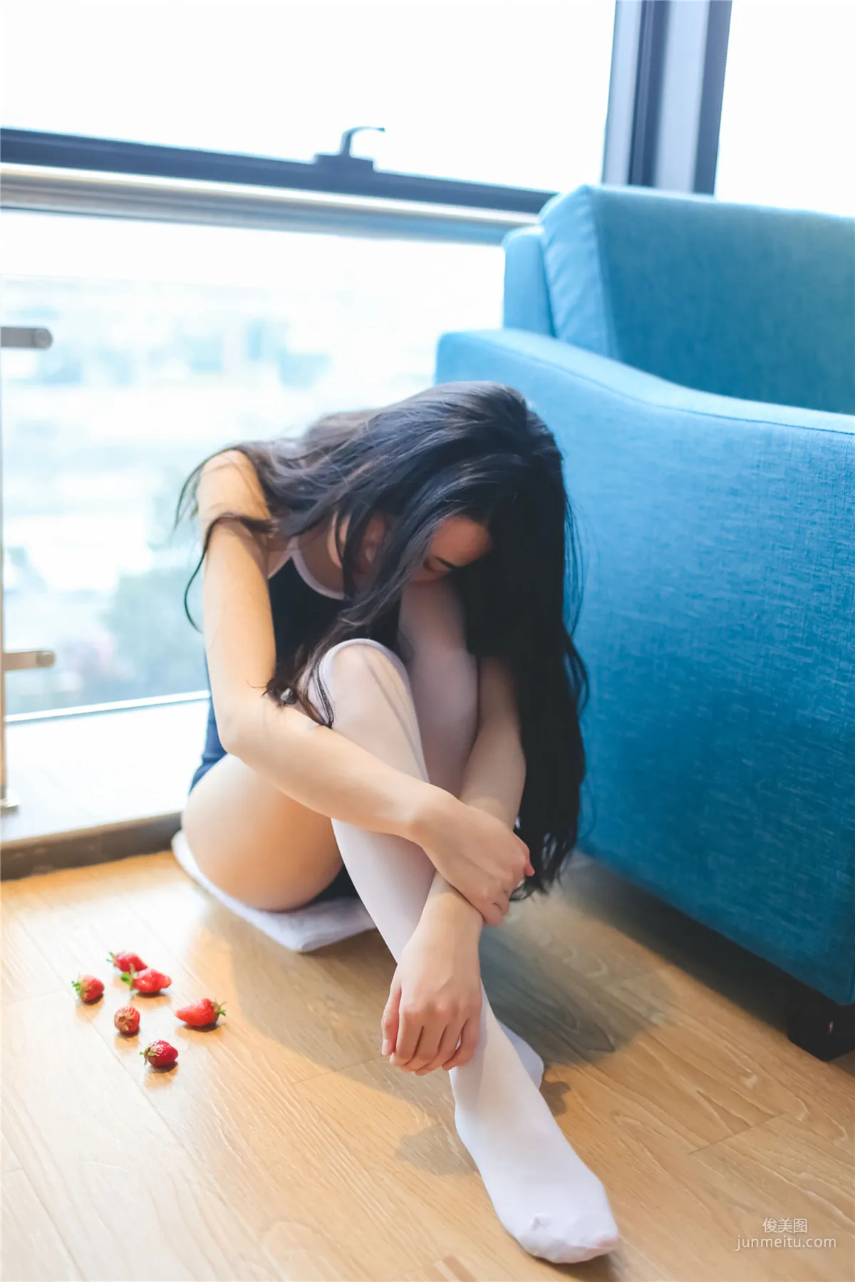 [风之领域] NO.093 蓝色死库水&白丝 写真集23
