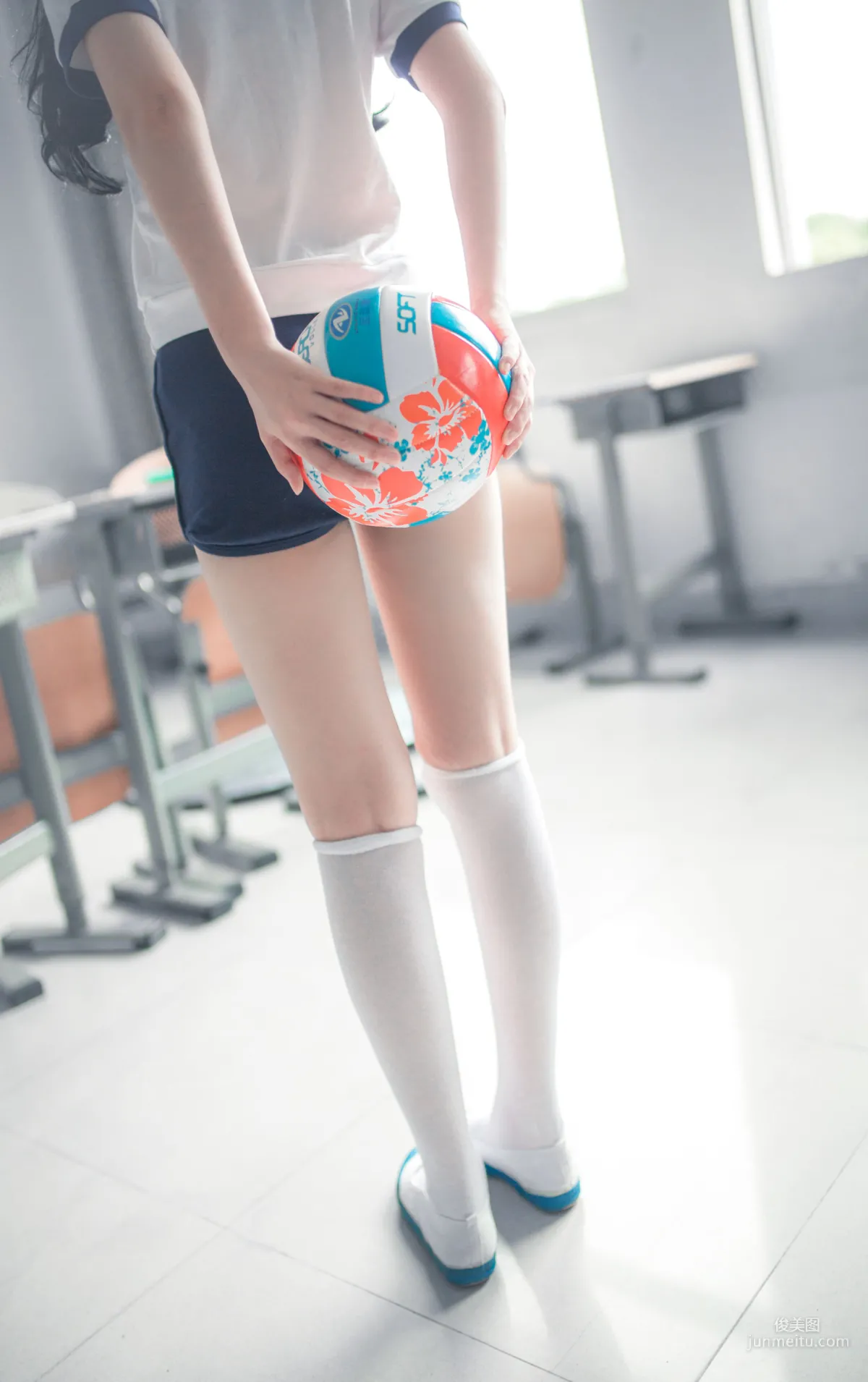 瘋貓ss《體操服白絲》 [蘿莉COS] 寫真集 41