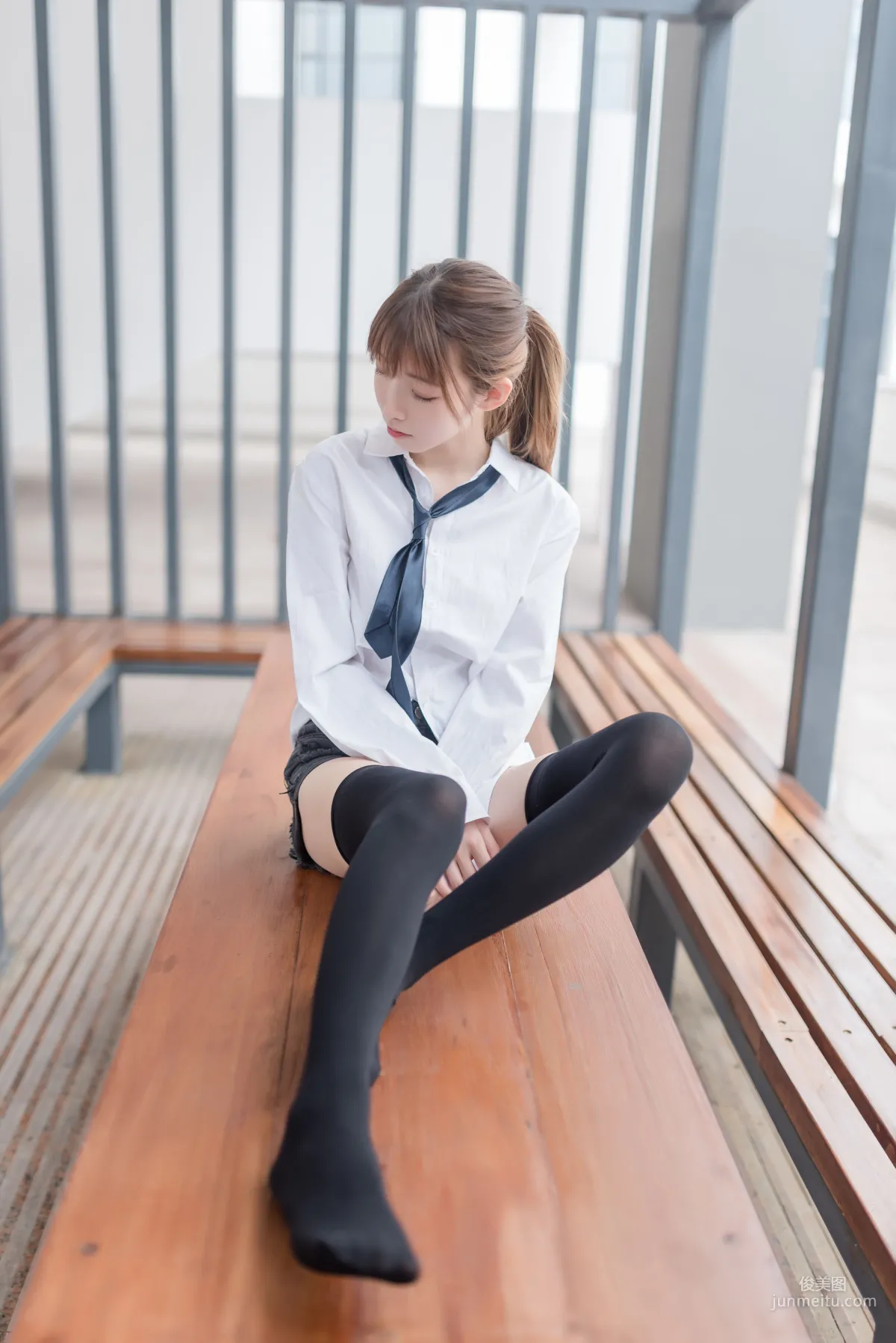 [風之領域] NO.039 白襯衫黑絲美腿 寫真集 5