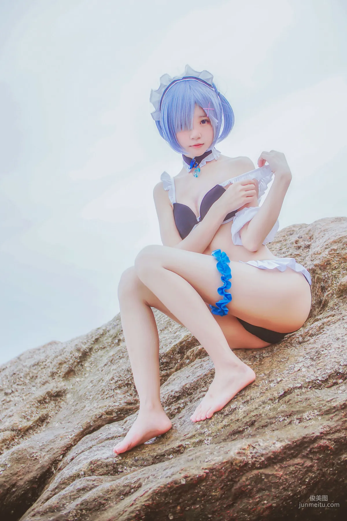 桜桃喵《蕾姆COS》 [萝莉COS] 写真集34