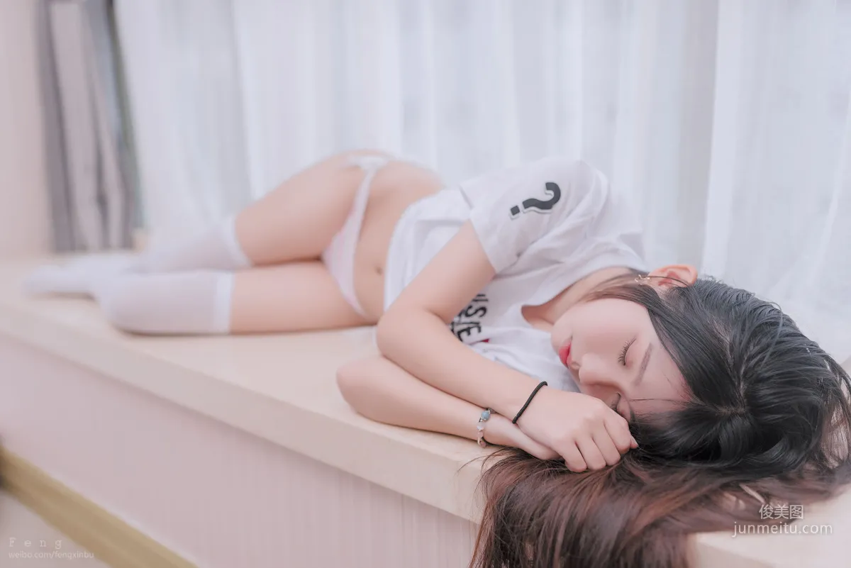 [风之领域] NO.040 纯纯女孩性感白丝 写真集18