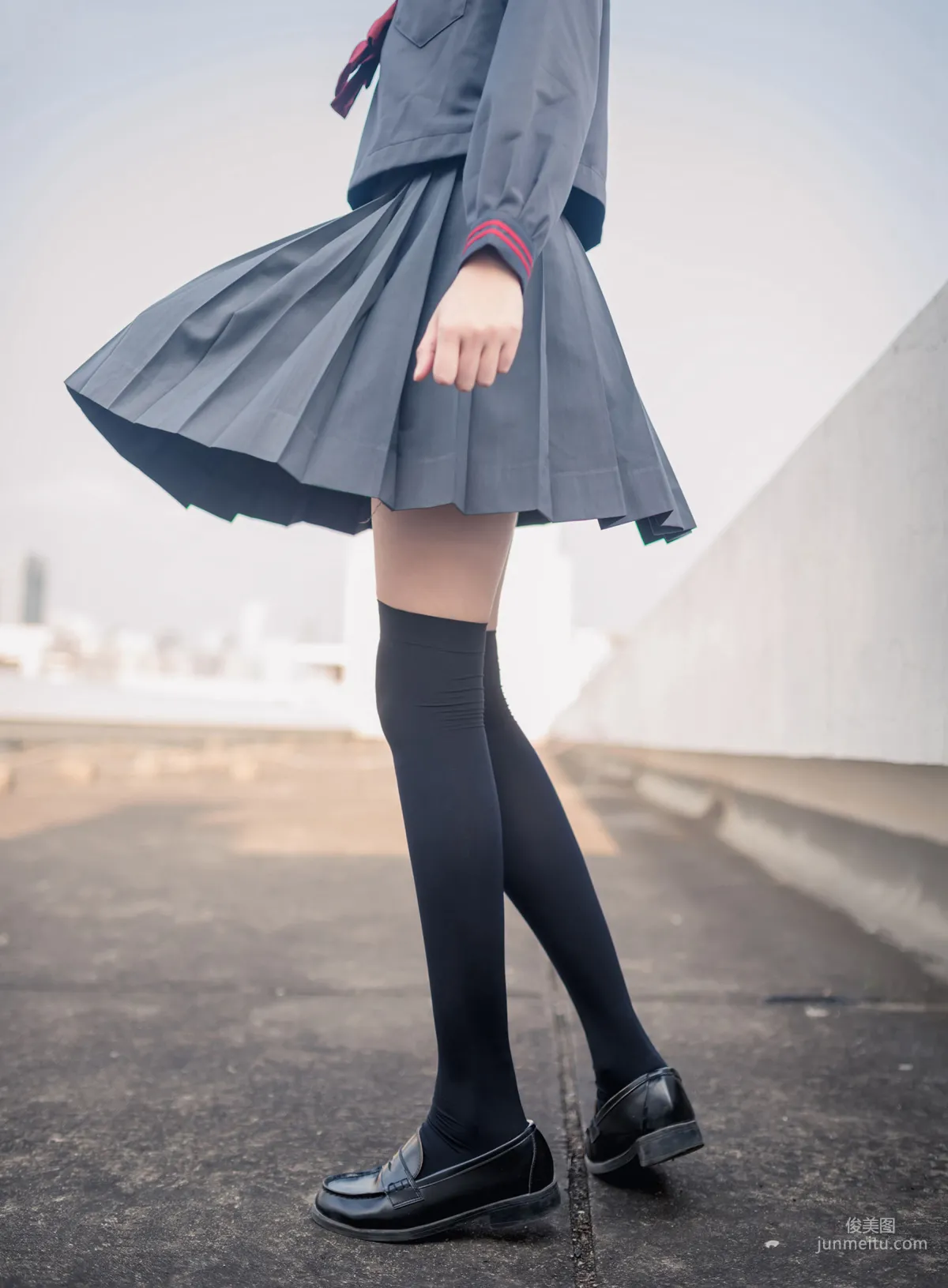 [风之领域] NO.120 超短情趣制服黑丝长腿2 写真集5