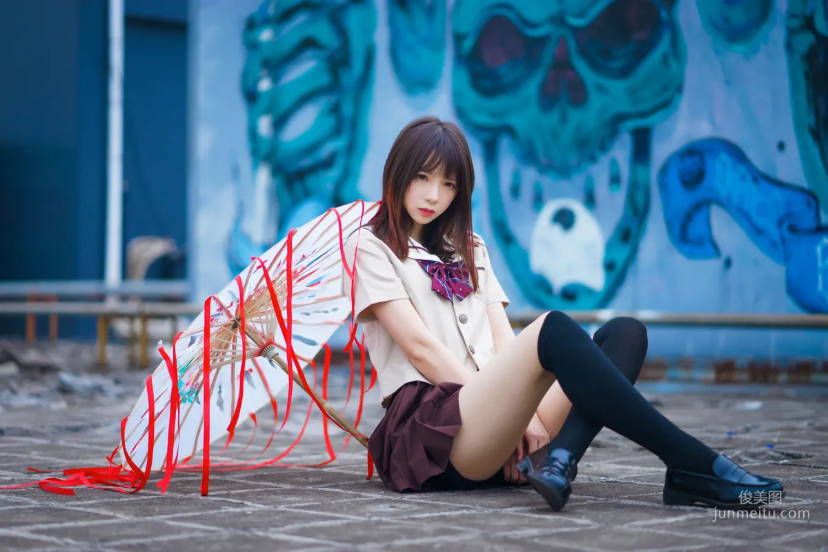 瘋貓ss《絲襪狂想曲(傘)》 [蘿莉COS] 寫真集 15
