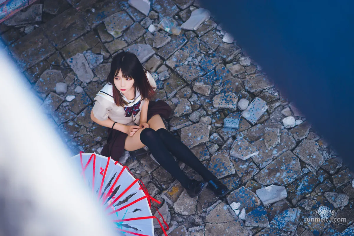 瘋貓ss《絲襪狂想曲(傘)》 [蘿莉COS] 寫真集 40