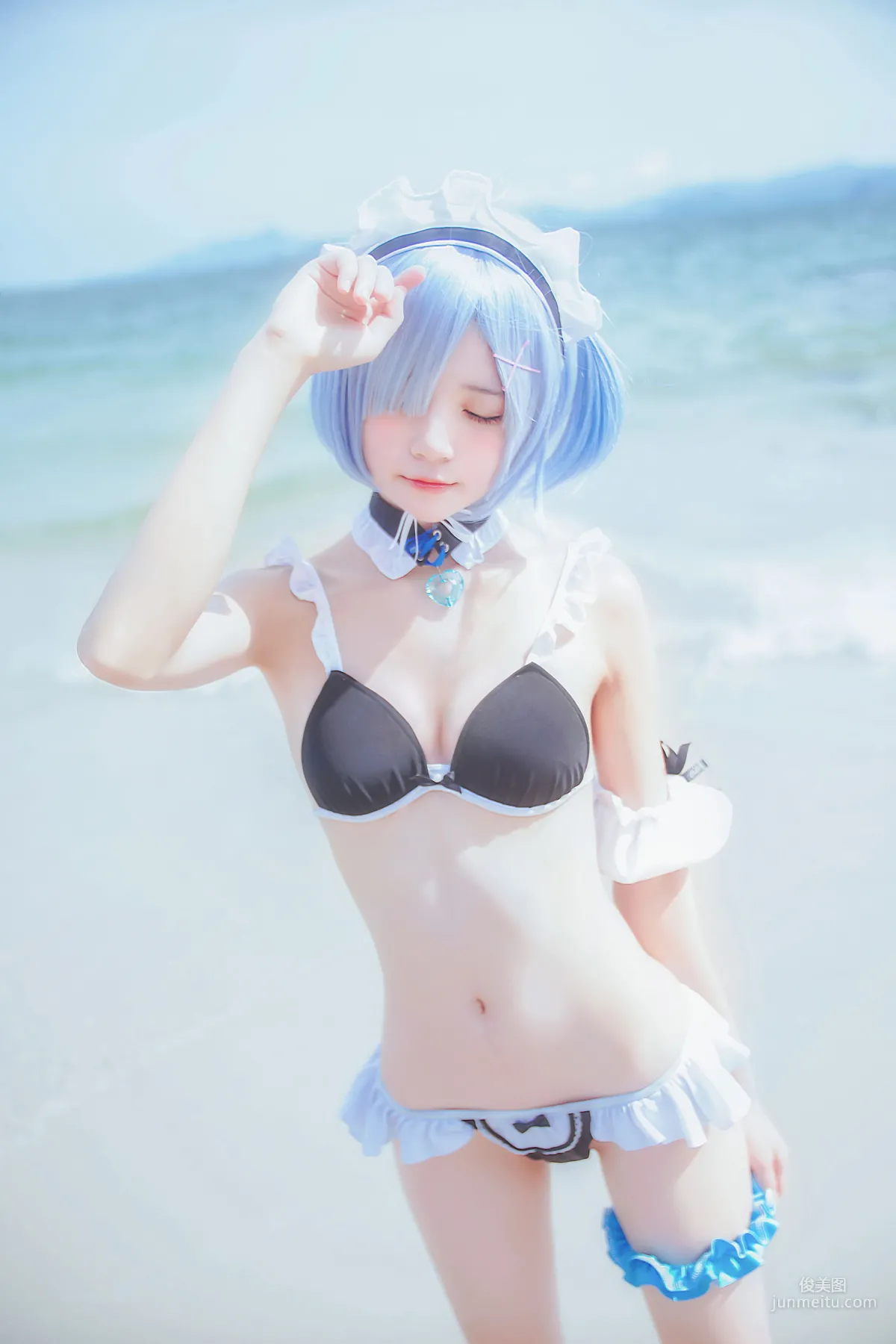 桜桃喵《蕾姆COS》 [萝莉COS] 写真集6