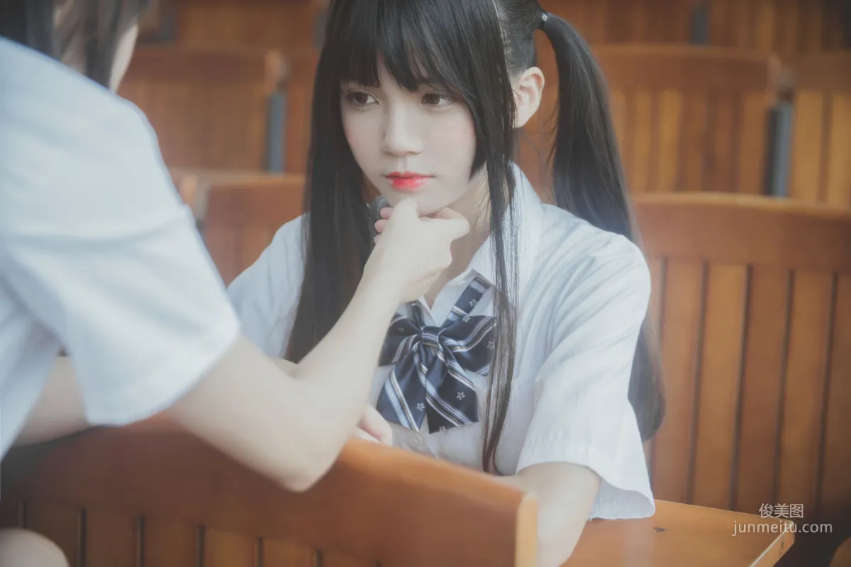 桜桃喵&疯猫ss《JK百合》 [萝莉COS] 写真集22