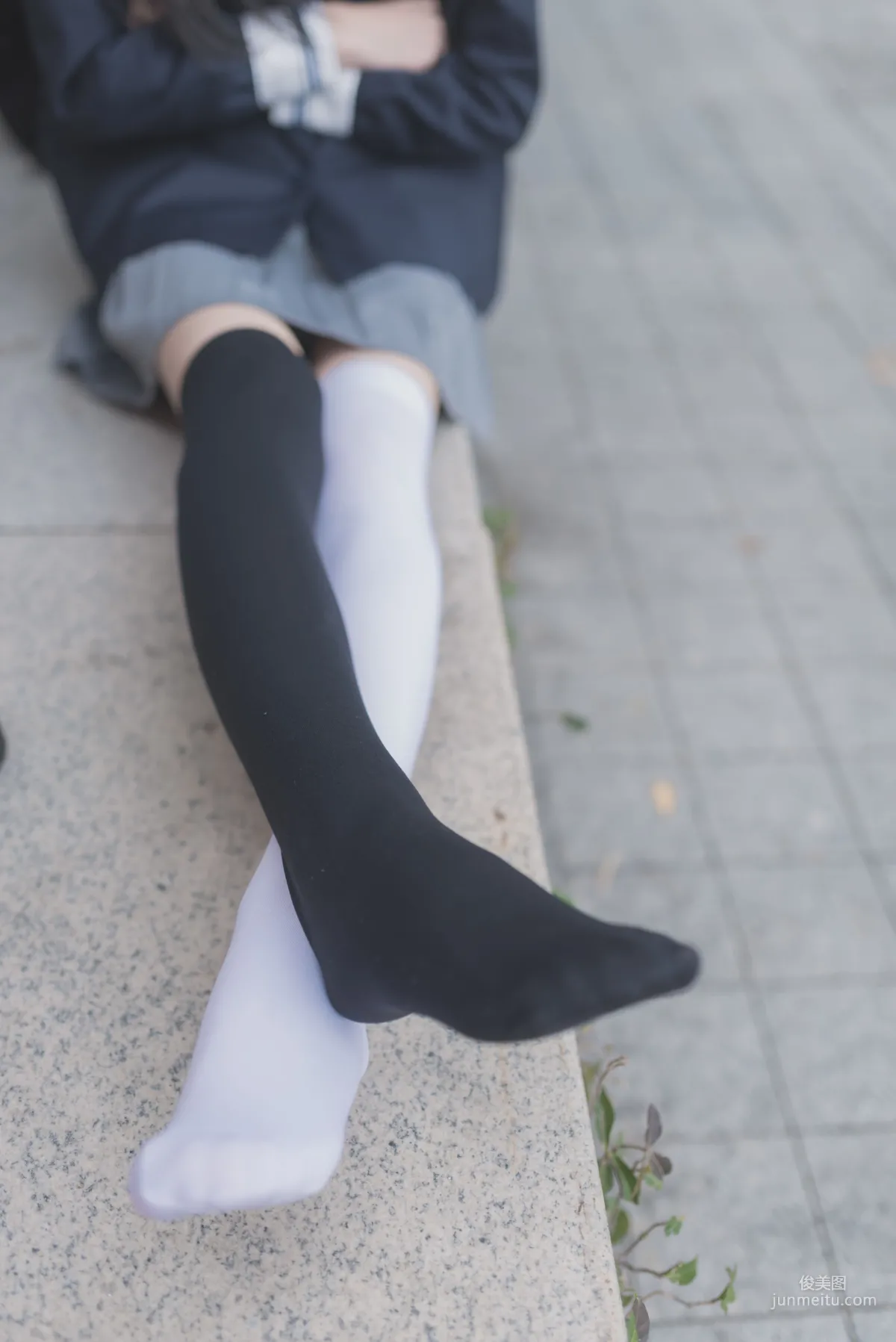 [Fengzhi Lingyu] NO.021 Schoolgirl Outdoor Black Stockings 1, Photo Set photo 26