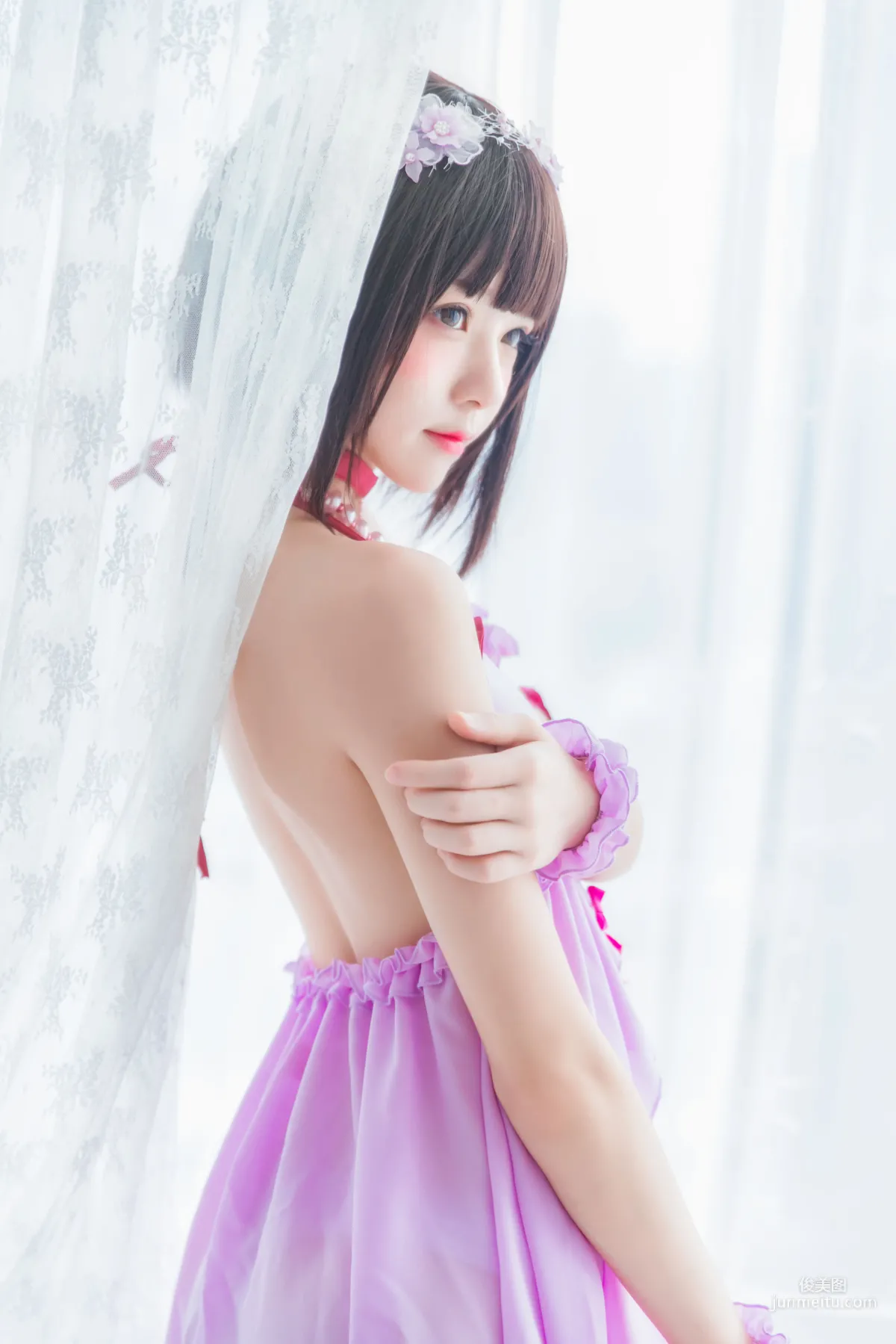 桜桃喵《(加藤惠)小睡裙》 [蘿莉COS] 寫真集 17