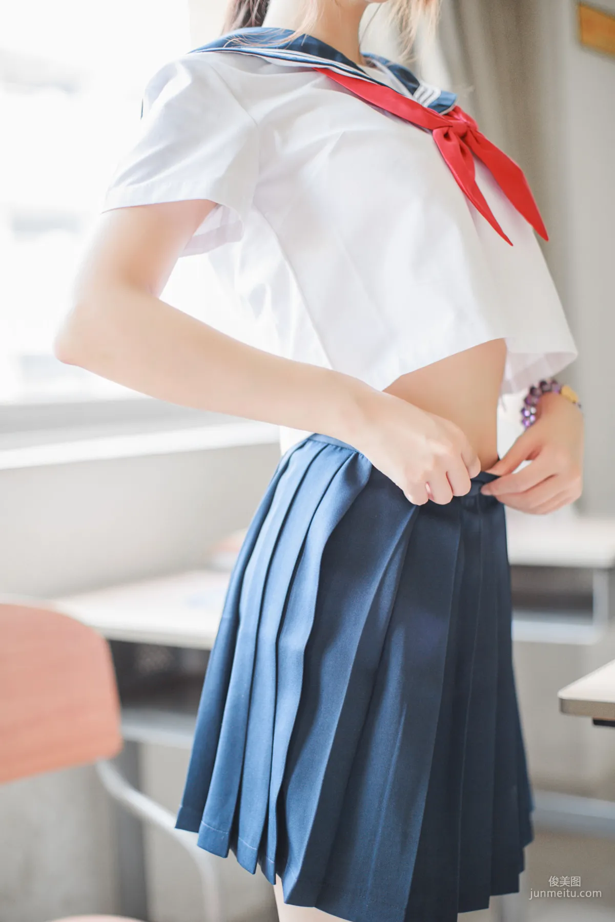 瘋貓ss《同桌的水手服》 [蘿莉COS] 寫真集 2