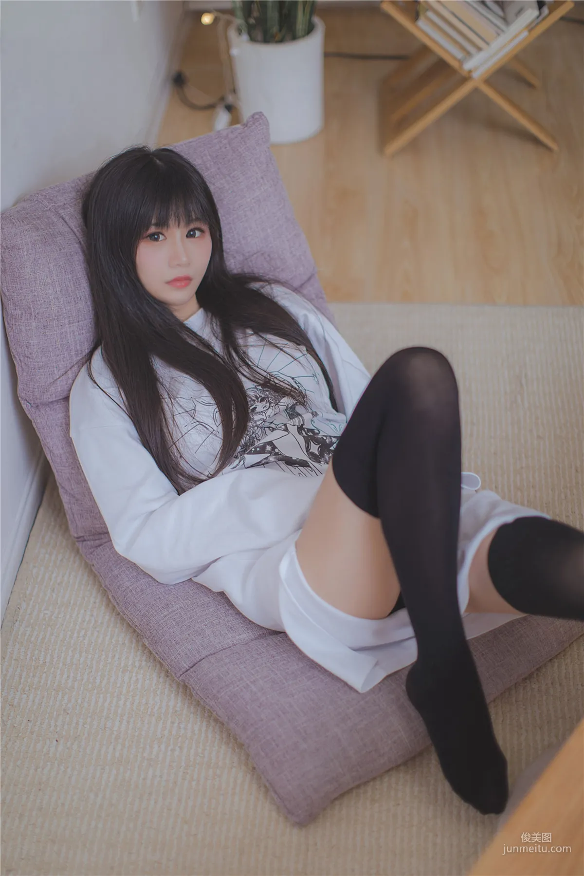 [风之领域] NO.079 长发的黑丝学妹 写真集31