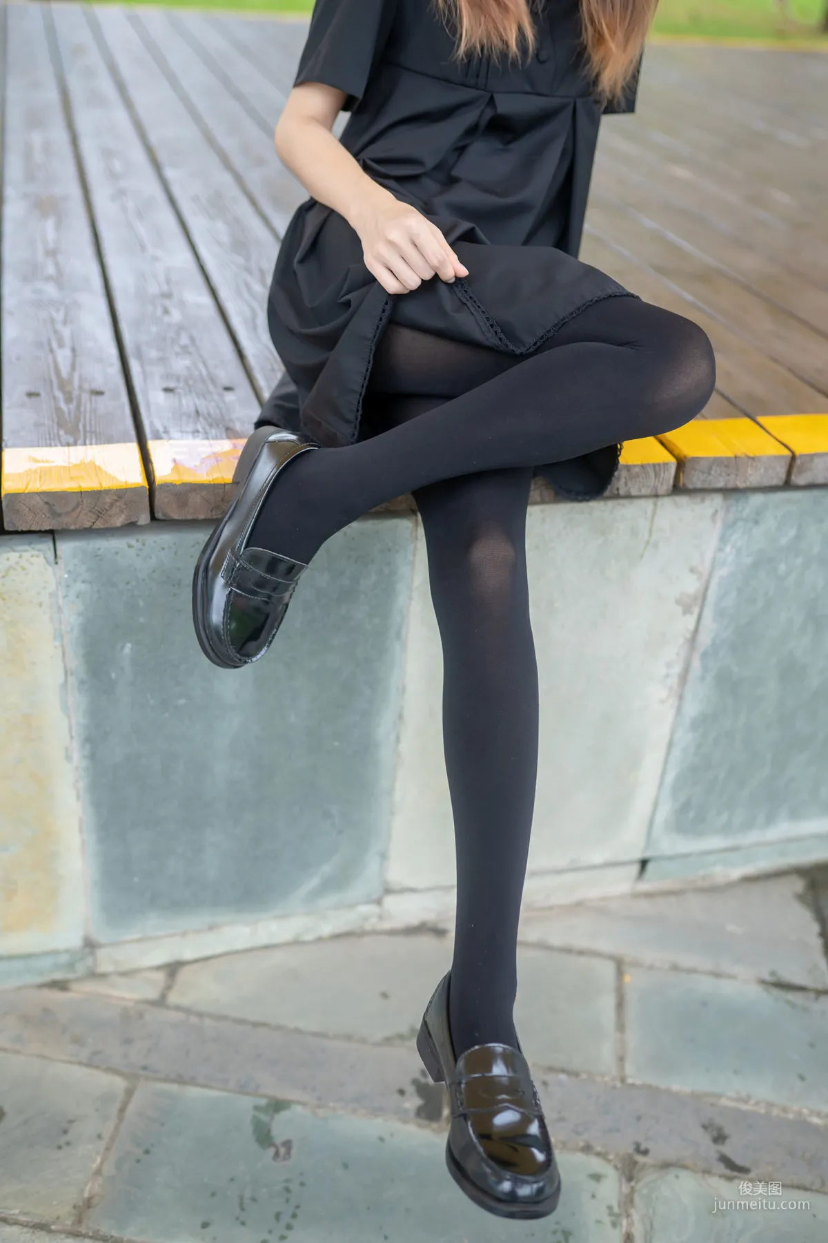 [风之领域] NO.064 户外黑丝长腿 写真集6