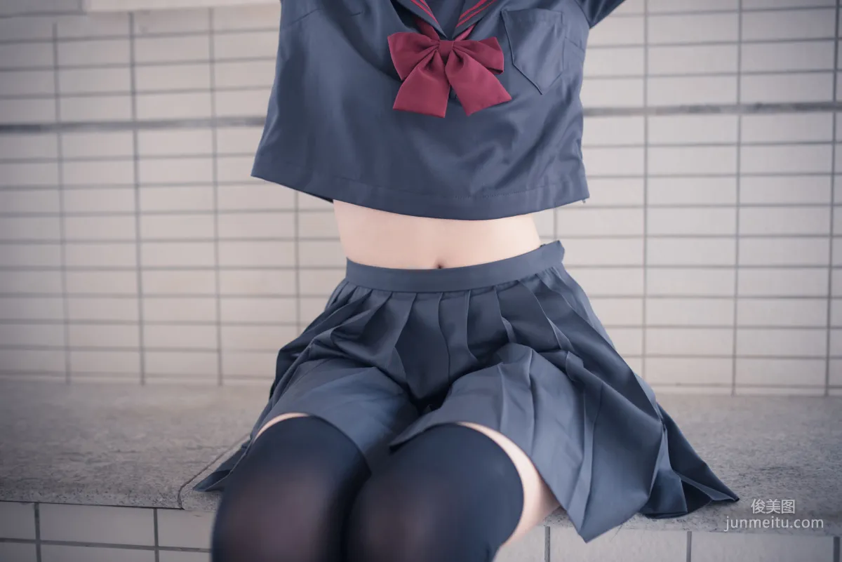 [风之领域] NO.120 超短情趣制服黑丝长腿2 写真集26