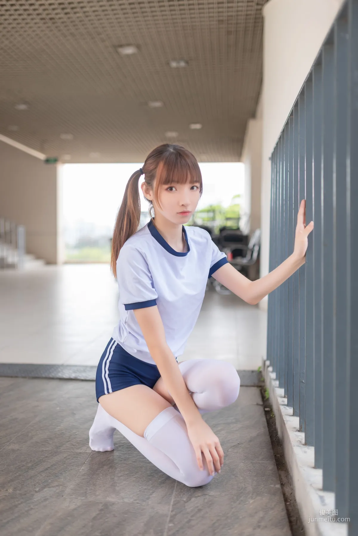 [风之领域] NO.045 清新体操服白丝女孩 写真集30
