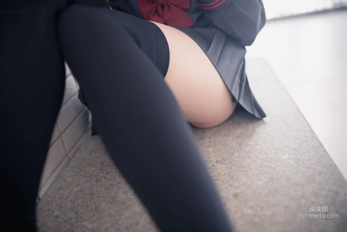 [风之领域] NO.120 超短情趣制服黑丝长腿2 写真集23