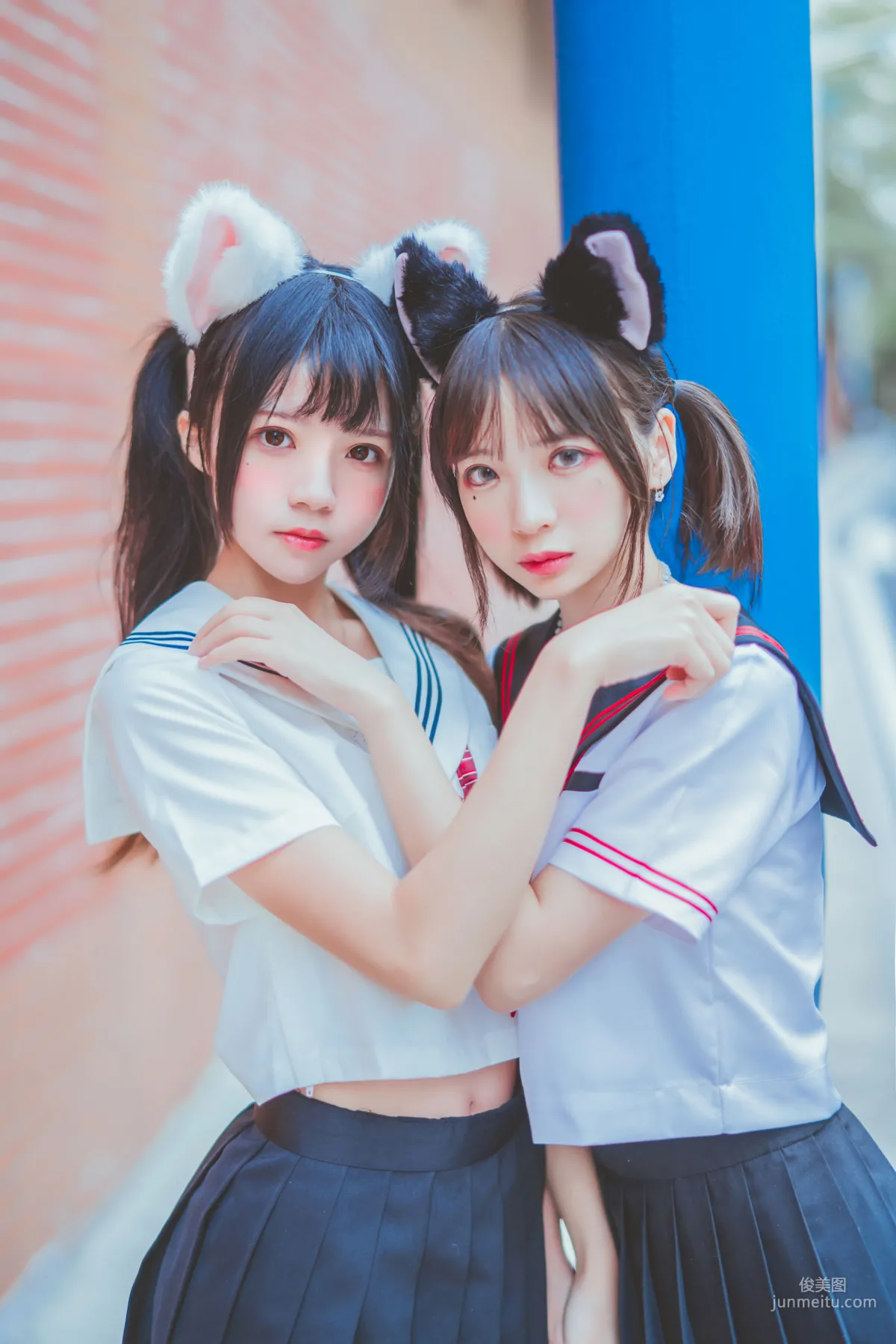 桜桃喵&疯猫ss 《JK百合2》 [萝莉COS] 写真集6