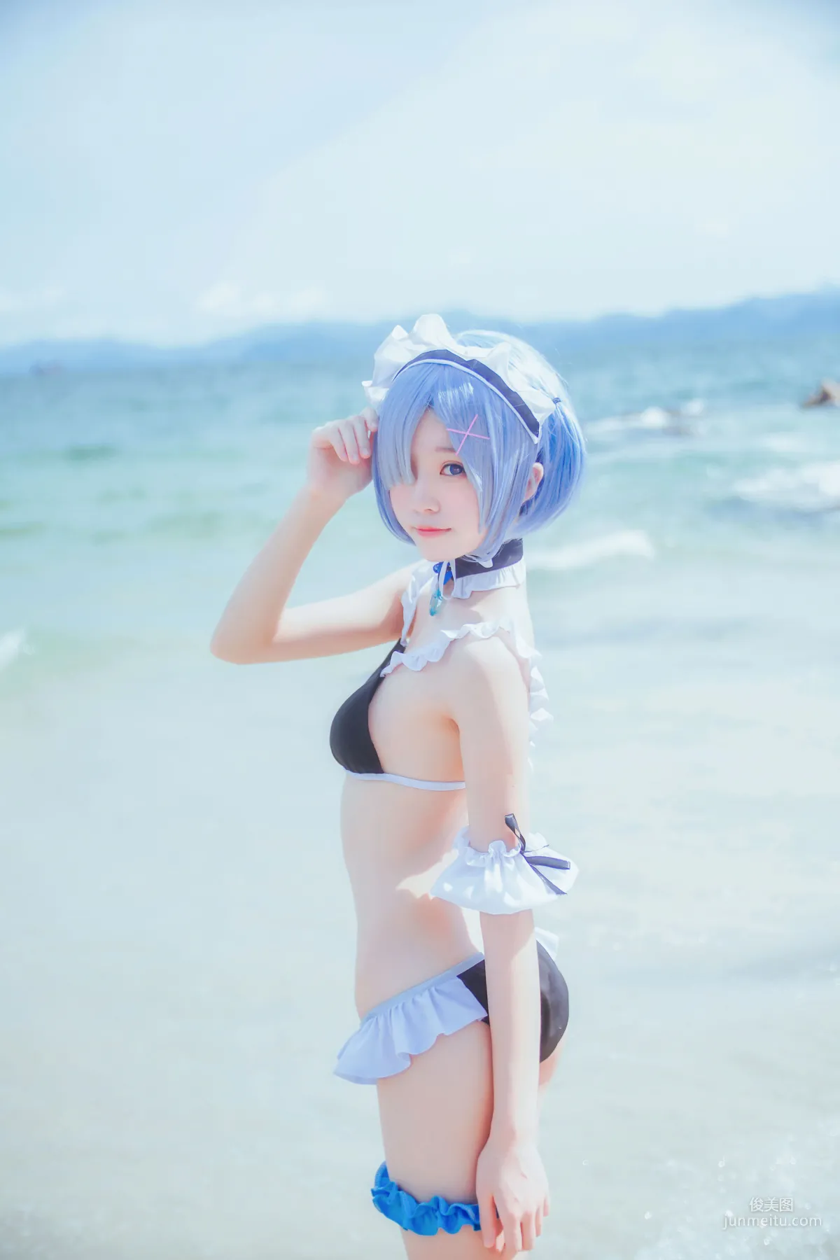 桜桃喵《蕾姆COS》 [萝莉COS] 写真集11