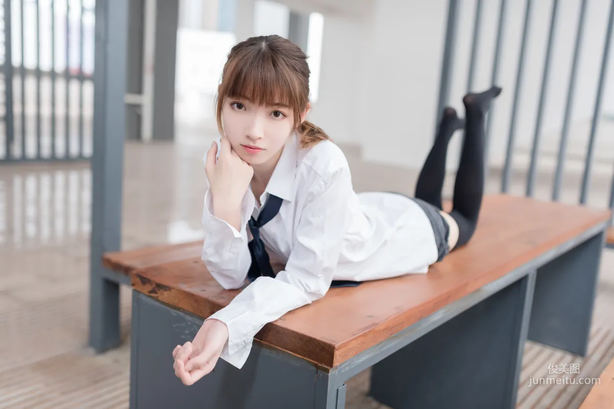 [風之領域] NO.039 白襯衫黑絲美腿 寫真集 3