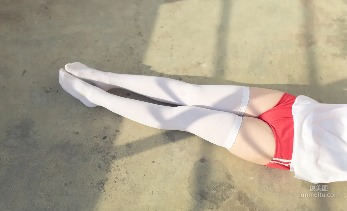 [风之领域] NO.112 运动场上的白丝体操服少女 写真集15